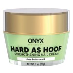 Onyx Professional Hard as Hoof Nail Strengthening Cream, Shea Butter Scent - Nail Growth & Conditioning Cuticle Cream Stops Splits, Chips, Cracks & Strengthens Nails, 1 oz
