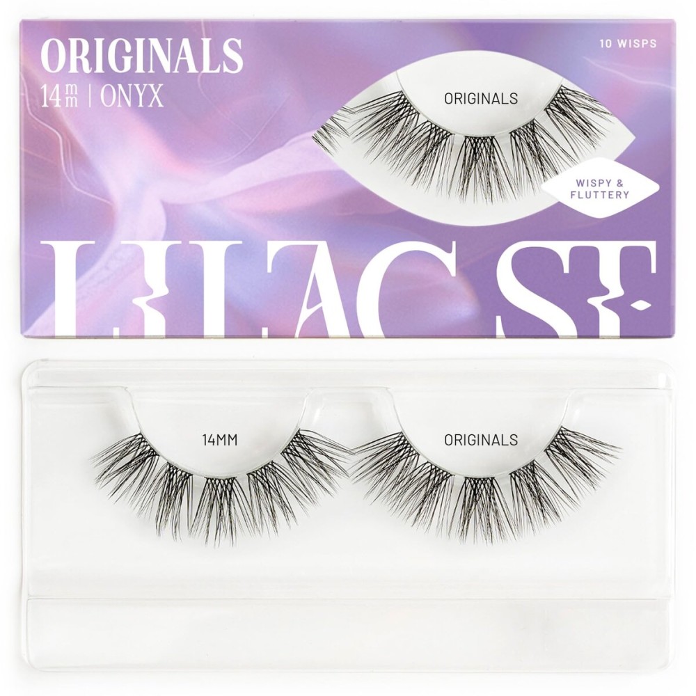Lilac St - Originals Natural Faux Eyelash Clusters (14mm) - Soft, Natural Look - DIY Lash Extension Wisps - Lightweight & Lifelike - Lasts 10 Days - Cruelty Free, Vegan, Women Founded - 10 Lashes