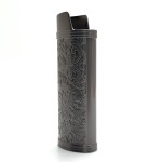 Lucklybestseller Metal Lighter Case Cover Holder Vintage Floral Stamped for BIC Full Size Lighter J6