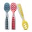 NumNum Baby Spoons Set, Baby Essentials Pre-Spoon GOOtensils for 6+ Months, First Stage Self-Feeding Spoons for Baby Led Weaning (BLW), Silicone Toddler Utensils, BPA-Free, 3 Pack Little Rainbow