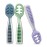 NumNum Baby Spoons Set, Baby Essentials Pre-Spoon GOOtensils for 6+ Months, First Stage Self-Feeding Spoons for Baby Led Weaning (BLW), Silicone Toddler Utensils, BPA-Free, 3 Pack Nature Friends