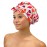 GRACE & COMPANY Luxury Shower Cap For Women - 100% Waterproof, Reusable, Washable & Breathable Shower Caps - Cara Cara