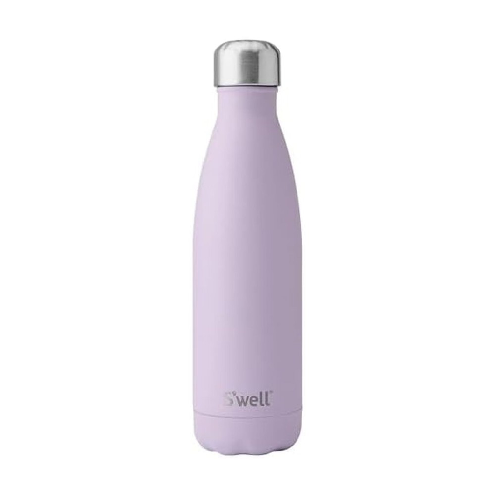 S\'well Stainless Steel Water Bottle, 17oz, Lilac, Triple Layered Vacuum Insulated Containers Keeps Drinks Cold for 36 Hours and Hot for 18, BPA Free, Perfect for On the Go