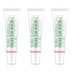Mario Badescu Moisturizing Rose Lip Balm for Dry Cracked Lips, Infused with Coconut Oil and Shea Butter, Ultra-Nourishing Lip Care Moisturizer for Soft, Smooth and Supple Lips, 3 Pack