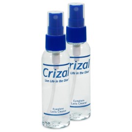 Crizal Eyeglass Cleaning Spray | Crizal Lens Cleaner | 1 Doctor Recommended Cleaner for All Anti Reflective Lenses - 2oz Crizal Spray, 2 Pack