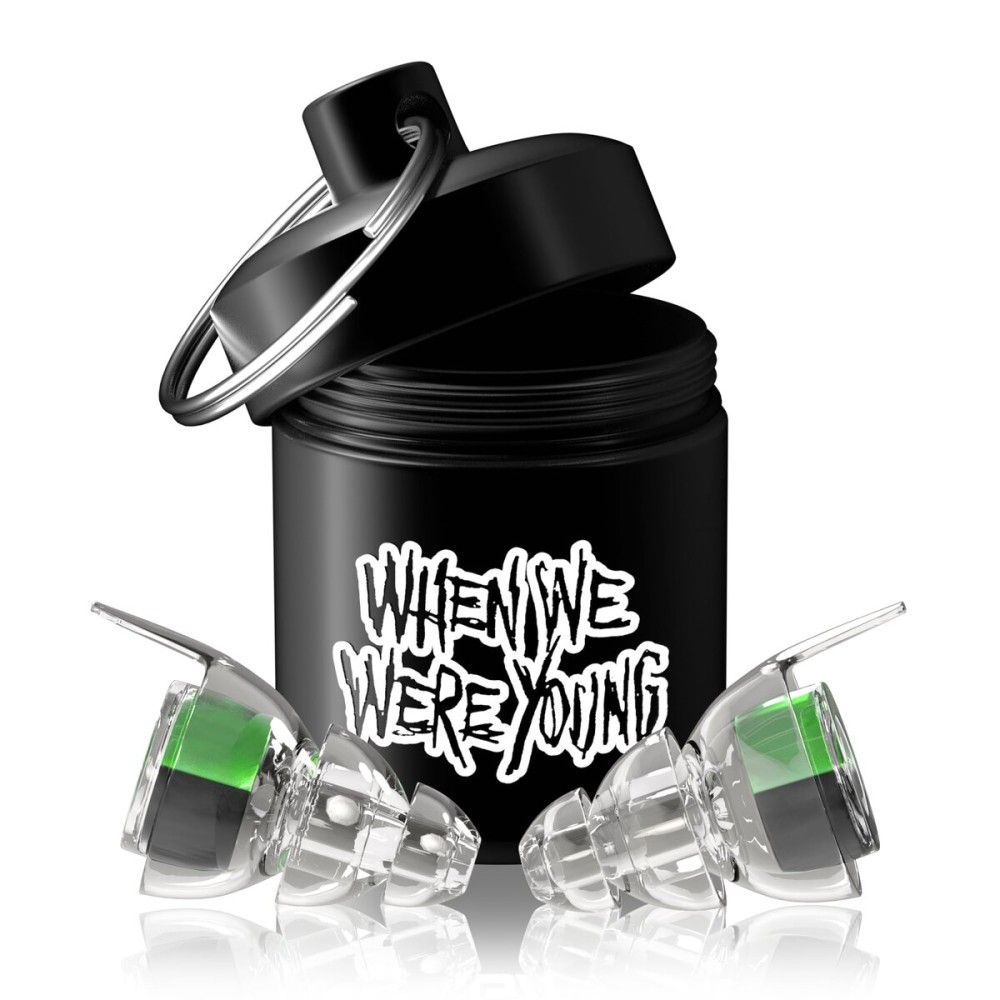 Eargasm High Fidelity Earplugs: When We were Young Edition - Noise Reducing Ear-Plugs for Hearing Protection at Music Festivals, Concerts, Raves, Live Events, Loud Environments and More