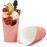 CAMKYDE 50 Pcs French Fries Holder, 12oz Disposable Paper French Fry Cups Charcuterie Cups for all Occasions (12oz, Pink)