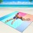 WIWIGO Beach Blanket Waterproof Sandproof Beach Mat 79 X 83/10\'x9\'for 2-8 Adults Quick Drying Outdoor Picnic Mat Beach Accessories for Travel, Camping, Hiking