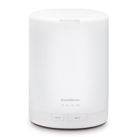 InnoGear 300ML Essential Oil Diffuser, Premium 5-in-1 Ultrasonic Aromatherapy Diffusers Scent Humidifier Aroma Diffuser Vaporizer Auto-Off Timer for Room Office Home, Basic White, Medium