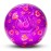 Picador Soccer Ball Size 3 4,Sparkling Girls Soccer Ball for Kids Toddlers Children Indoor Outdoor Backyard Play Sport Ball (Purple Love, Size 4)
