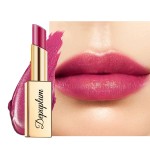 Depuplum Purple Red Lipstick Moisturizing for Women Shimmer Tinted Lip Balm Hydrate Nourish Mauve Lip Gloss Cruelty Free Lip Makeup, ZG113 Flame