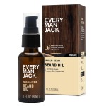 Every Man Jack Mens Beard Oil - Vanilla + Cedar Fragrance - Deeply Moisturizes and Softens Your Beard and Adds a Natural Shine - Naturally Derived with Shea Butter and Argan Oil - 1 fl oz