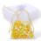 100PCS Premium White Organza Bags with Gold Drawstring, 4x4.72inch Wedding Favor Gift Bags, Mesh Pouch for Jewelry, Party, Christmas, Festival, Bathroom Soaps, Makeup Organza, Wrapping Supplie