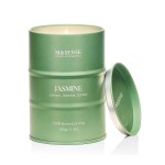 M&SENSE Jasmine Scented Candles Natural Non Toxic, Aromatherapy Candle for Stress Relief Meditation Relaxing, Housewarming Gifts for Women Men, 11.3oz 70 Hour Long Burning