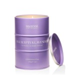 M&SENSE Eucalyptus Lavender Scented Candles Large, Natural Soy Candles 21.2oz 120 Hour Slow Burning,Aromatherapy Candle for Stress Relief Meditation Relaxing