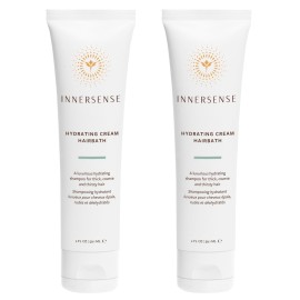 INNERSENSE Organic Beauty - Natural Hydrating Cream Hairbath Shampoo | Hydrating, Nourishing, For Dry Scalp | Non-Toxic, Cruelty-Free, Clean Haircare (2 Pack - 2 fl oz | 59.1 mL each)