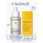 Caudalie Vinoperfect Dark Spot Brightening Serum & Vinosun Daily Mineral Sunscreen for Face, Broad Spectrum SPF 50 Lotion - Skin Care Set