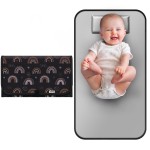 Babebay Portable Diaper Changing Pad, Waterproof Foldable Travel Changing Mat for Baby Boy Girl, Lightweight Travel Changing Station, Boho Geometric Pattern