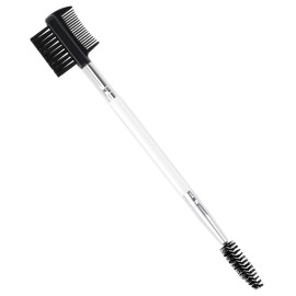 3 Head Eyebrow Eyelash Shaper Eyelash Comb Double Head Brush Makeup Grooming Tool cosmetic with 3 Different Spoolie Brushes for Separating Lashes, Eliminating Mascara Clumps, Grooming and Shaping Brow