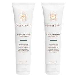 INNERSENSE Organic Beauty - Natural Hydrating Cream Conditioner | Deep Hydration, Nourishing, For Dry, Thick Hair | Non-Toxic, Cruelty-Free, Clean Haircare (2 Pack - 2 fl oz | 59.1 mL each)