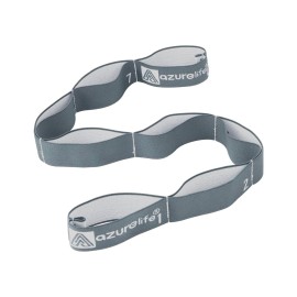 A AZURELIFE Premium Durable Stretch Straps with Loops, Stretching Strap for Physical Therapy, Multi-Loop Yoga Strap Fitness Exercise Strap for Yoga, Pilates, Dance, Flexibility&Exercise