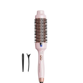 Wavytalk Thermal Brush, Blowout Express 1.7 Inch Blowout Brush, Negative Ion Technology for Creating Smooth Relax Blowouts, Give The Hair Body and Shine, Millennial Pink