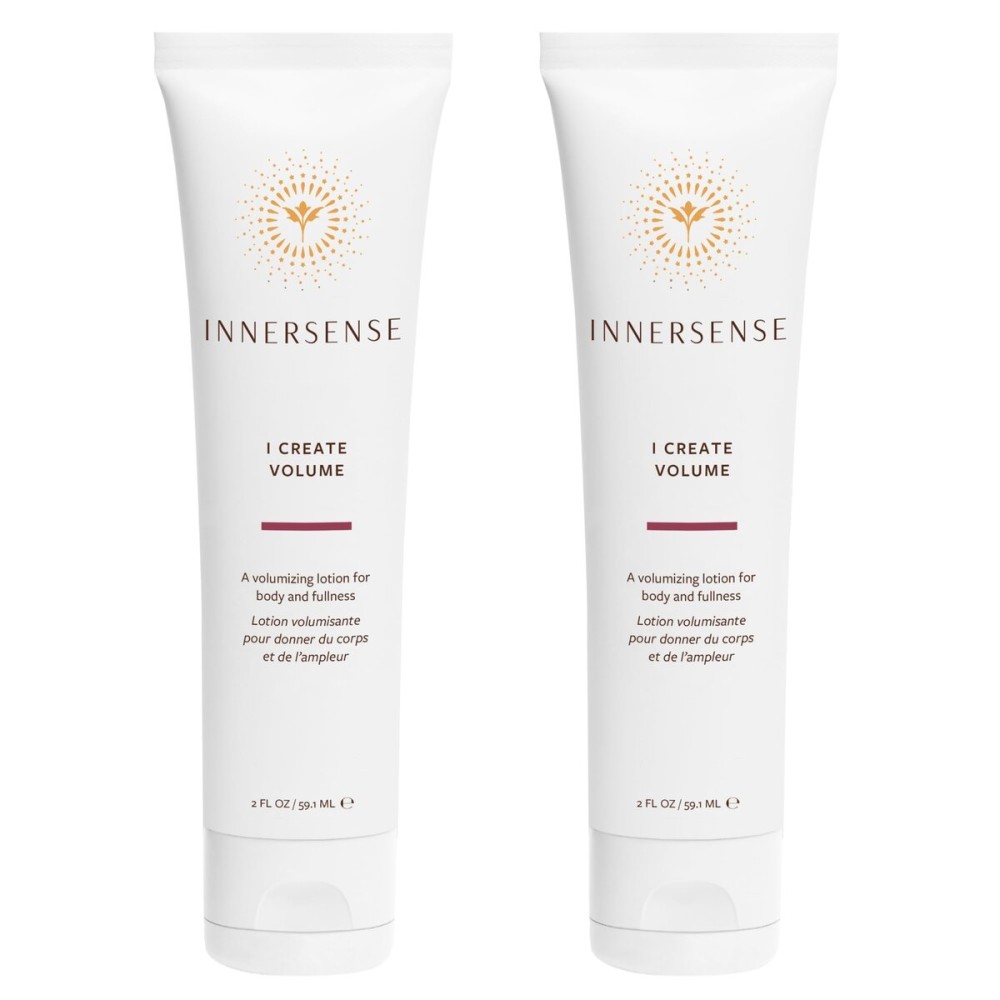 INNERSENSE Organic Beauty - Natural I Create Volume Hair Volumizing Lotion | Style Retention, Volumizing, Shine | Non-Toxic, Cruelty-Free, Clean Haircare (2 Pack - 2 fl oz | 59.1 mL each)