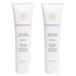 INNERSENSE Organic Beauty - Natural Quiet Calm Curl Control | Smoothing, Hydrating, Light Hold | Non-Toxic, Cruelty-Free, Clean Haircare (2 Pack - 2 fl oz | 59.1 mL each)