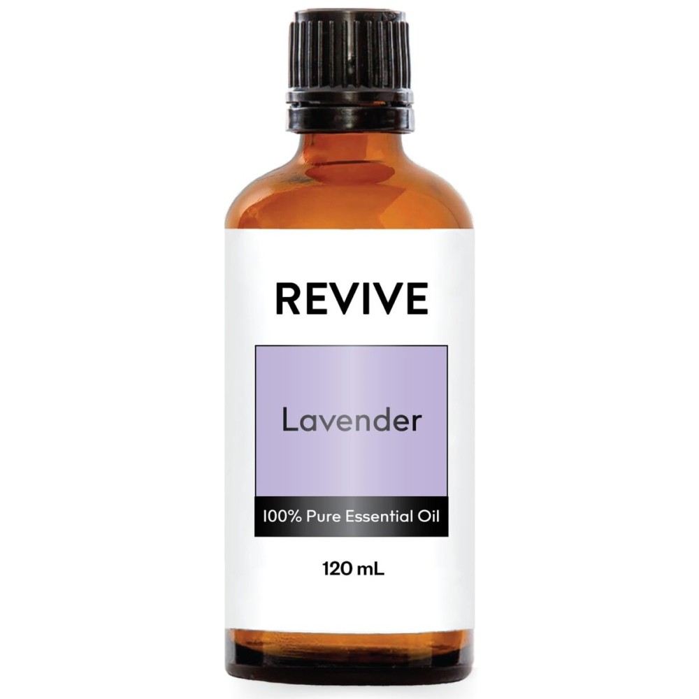 Lavender Essential Oil 120ml by Revive Essential Oils - 100% Pure Therapeutic Grade, for Diffuser, Humidifier, Massage, Aromatherapy, Skin & Hair Care