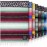 Hydration Nation Authentic Large Handwoven Mexican Blanket - Soft Yoga- Durable Serape- Lightweight Falsa, Beach, Camping, Picnic, Outdoor Blanket 70x50 - Miami Vice