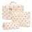 honitty Makeup Bag,Quilted Cosmetic Bags,Large Floral Make Up Organize bag,Makeup Bag Set for Women,Flower Travel Toiletry Bag