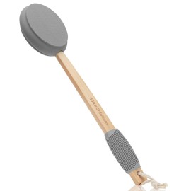 Slick- Lotion Applicator, 17 Inch, Gray, Back Applicator Lotion, Certified Organic, Easy Reach Washable, Self Tanner for All Skin Tone