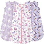 Yoofoss Baby Sleep Sack 12-18 Months Wearable Blanket for Babies 100% Organic Cotton 2-Way Zipper TOG 0.5 Toddler Sleeping Sack 3 Pack, Comfy Lightweight Sleep Sacks