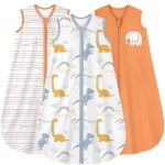 Yoofoss Baby Sleep Sack 18-24 Months Wearable Blanket for Babies 100% Organic Cotton 2-Way Zipper TOG 0.5 Toddler Sleeping Sack 3 Pack, Comfy Lightweight Sleep Sacks