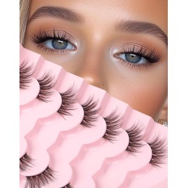 Half Lashes Natural Half Eyelashes Wispy Corner Lashes Cat Eye HE-18