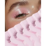 Half Lashes Natural Half Eyelashes Wispy Corner End Lashes HE-25