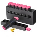 Weekly Pill Organizer 2 Times a Day - Am Pm Pill Box 7 Day, Large Twice Medicine Pill Case for Daily Medication, Vitamins, Fish Oils, Supplements Portable Week Pill Holder Container, Rose Pink