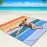 WIWIGO Beach Blanket Waterproof Sandproof Beach Mat 79 X 83/10\'x9\'for 2-8 Adults Quick Drying Outdoor Picnic Mat Beach Accessories for Travel, Camping, Hiking