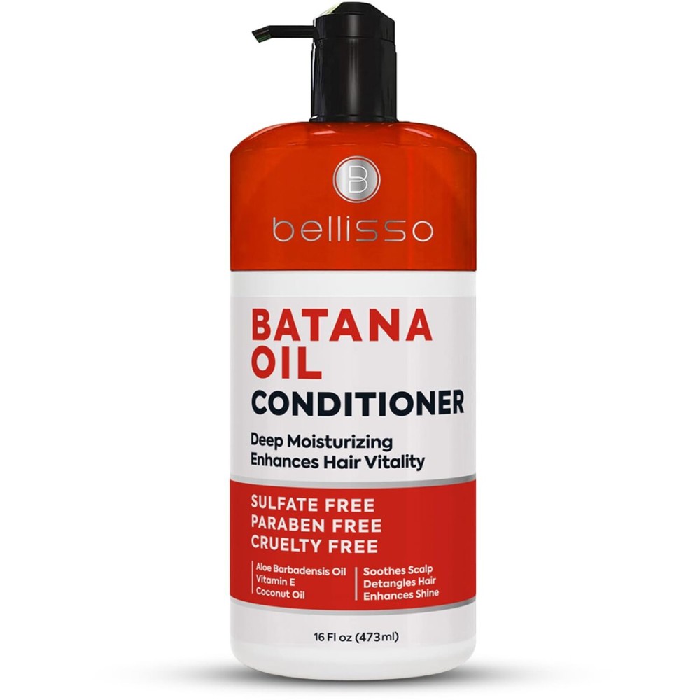 BELLISSO Batana Oil Conditioner for Women and Men - Sulfate Free, Volumizing Treatment for Thinning Hair - Thickening, Volume Boost - 16 Fl Oz