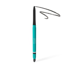 Thrive Causemetics Infinity Waterproof Eyeliner Pencil, Built In Sharpener & Smudge Tip, Long Lasting, Smudge Proof, Hyaluronic Acid & Shea Butter, Vegan & Cruelty Free, Lauren (Black Matte)