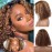 Fronbanis Ombre Curly Bob Wig Glueless Pre Plucked 5x5 HD Lace Wear And Go Closure Honey Blonde Short Deep Wave 4/27 Highlight Colored Wigs Human Hair for Black Women 180 Density 8 Inch