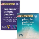 Livaclean 240 CT Star Pimple Patches for Face + 272 CT Variety Pack Large Acne Patches for Face and Body w/Tea Tree Oil, Salicylic Acid | Hydrocolloid Acne Patch | Cute Star Pimple Patch