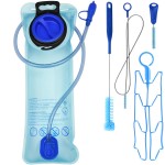 Mdvora 3L Hydration Bladder Cleaning Kit, Large Opening Water Bladder for Cycling Hiking Camping