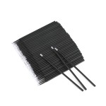 G2PLUS Micro Swabs - 100pcs Cotton Swabs for Makeup, Black Disposable Applicators Brush for Nails, Eyeliner and Lash Tech Supplies