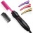 NICEMOVIC Ceramic Heating Hair Straightener Comb - Hot Pressing Brush for Natural Black Hair, Beard Wigs, and Curling (Pink)