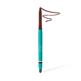 Thrive Causemetics Infinity Waterproof Eyeliner Pencil, Built In Sharpener & Smudge Tip, Long Lasting, Smudge Proof, Hyaluronic Acid & Shea Butter, Vegan, Cruelty Free, Nalie (Chocolate Brown Shimmer)