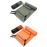Eunzel 2 Pack Quick Dry Camping Towel, Microfiber Travel Towel 3 Size at 1 Pack,Fast Drying Towel Set for Camping, Beach, Gym, Sports, Yoga & Swimming Pool, Army Green/Orange