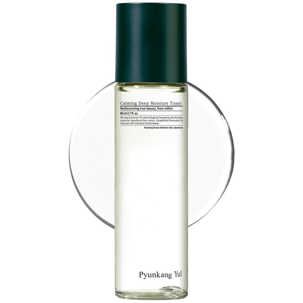 Pyunkang Yul PKY Calming Deep Moisture Toner - Face Toner for Women containing AHA and PHA - for Teens and Adults - Astringent for Face - Korean Facial Toner -80ml, 2.71 fl oz