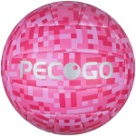PECOGO Volleyball Size 5 - Soft PU Leather Indoor/Outdoor Ball for Training & Games, Mosaic Pink Design, Ideal for Beginners, Teens & Adults