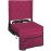 Sheenive Stadium Seats for Bleachers with Back Support, Bleacher Seats with Backs and Cushion Wide, Padded Portable Folding Comfort Stadium Chair with Shoulder Strap, Perfect for Sports Events, Maroon